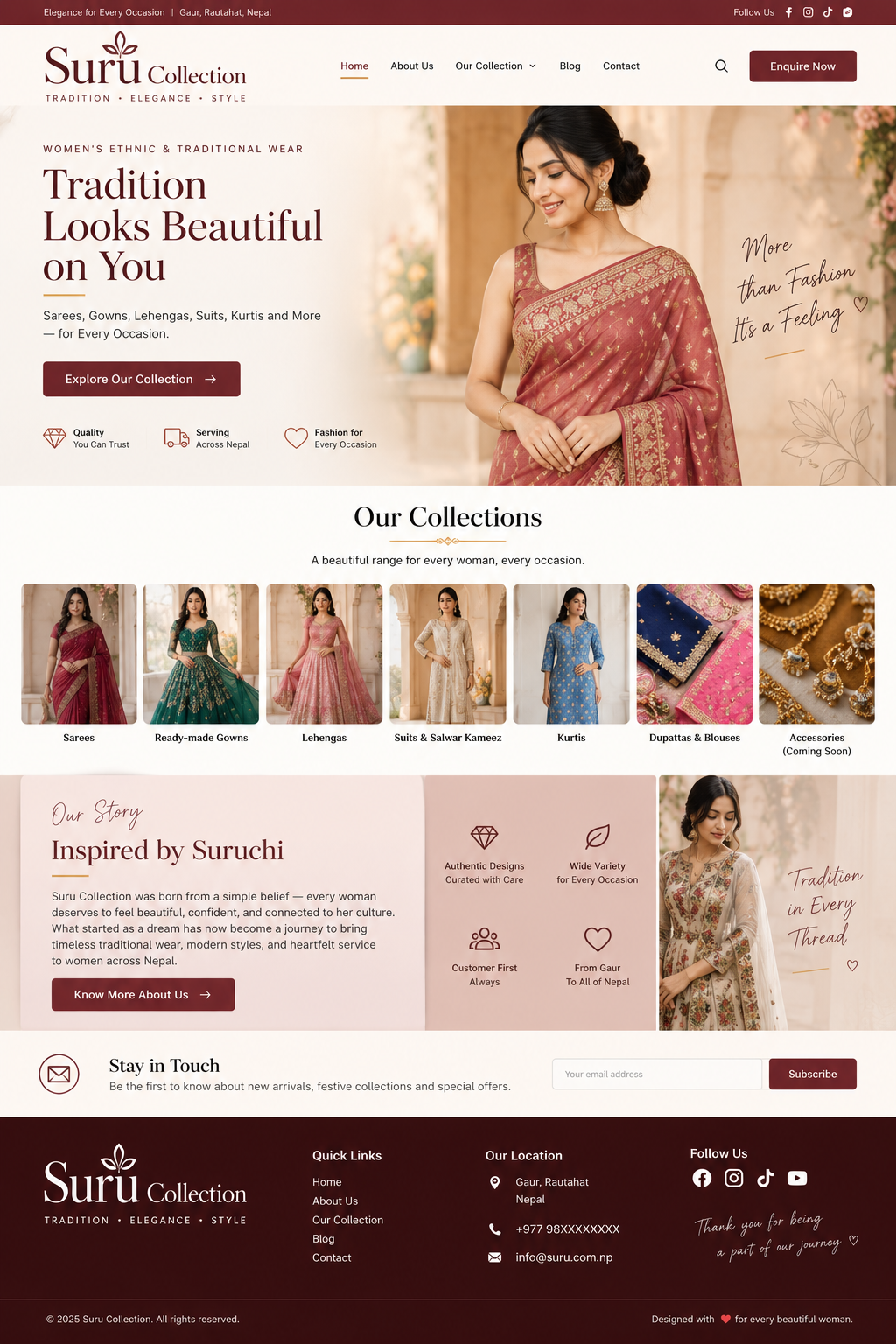 Suru Collection ethnic fashion